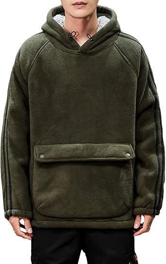 men's plaid fleece jacket