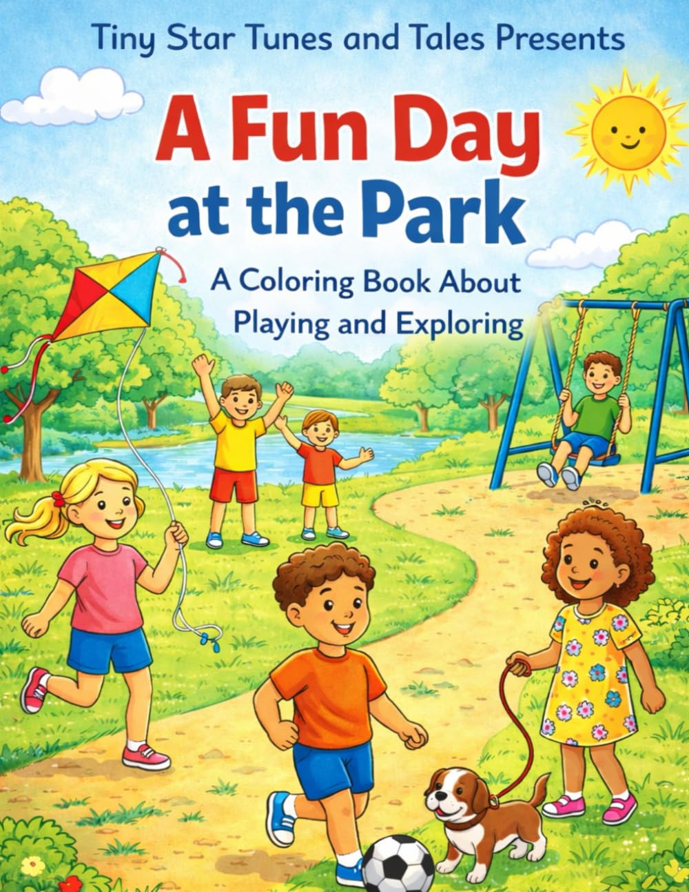 Tiny Star Tunes and Tales Presents A Fun Day at the Park: A Coloring Book about Playing and Exploring