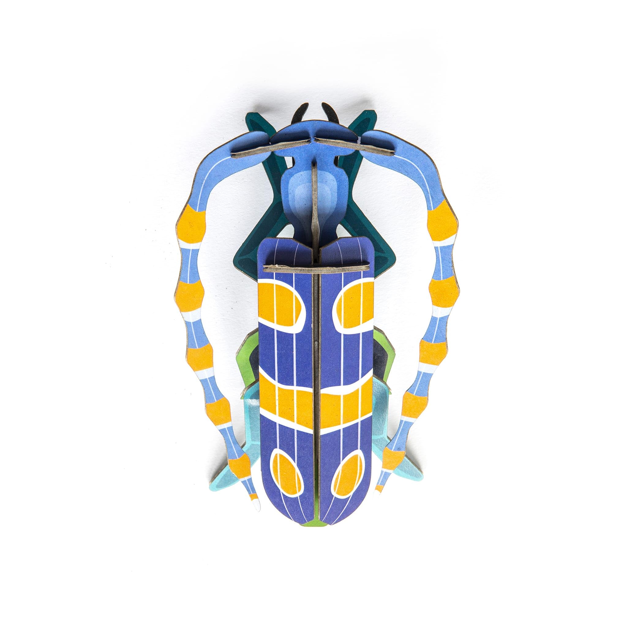 Studio Roof Blue 3D Beetle Wall Decoration