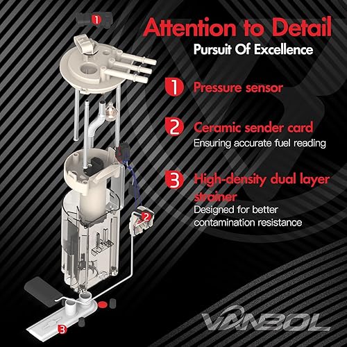 Miniatura 6 de Conjunto de módulo de bomba de combustible eléctrica compatible con Honda Accord 2008-2012 Acura TSX L4 2.4L reemplazar FG0912 E8922M P76709M