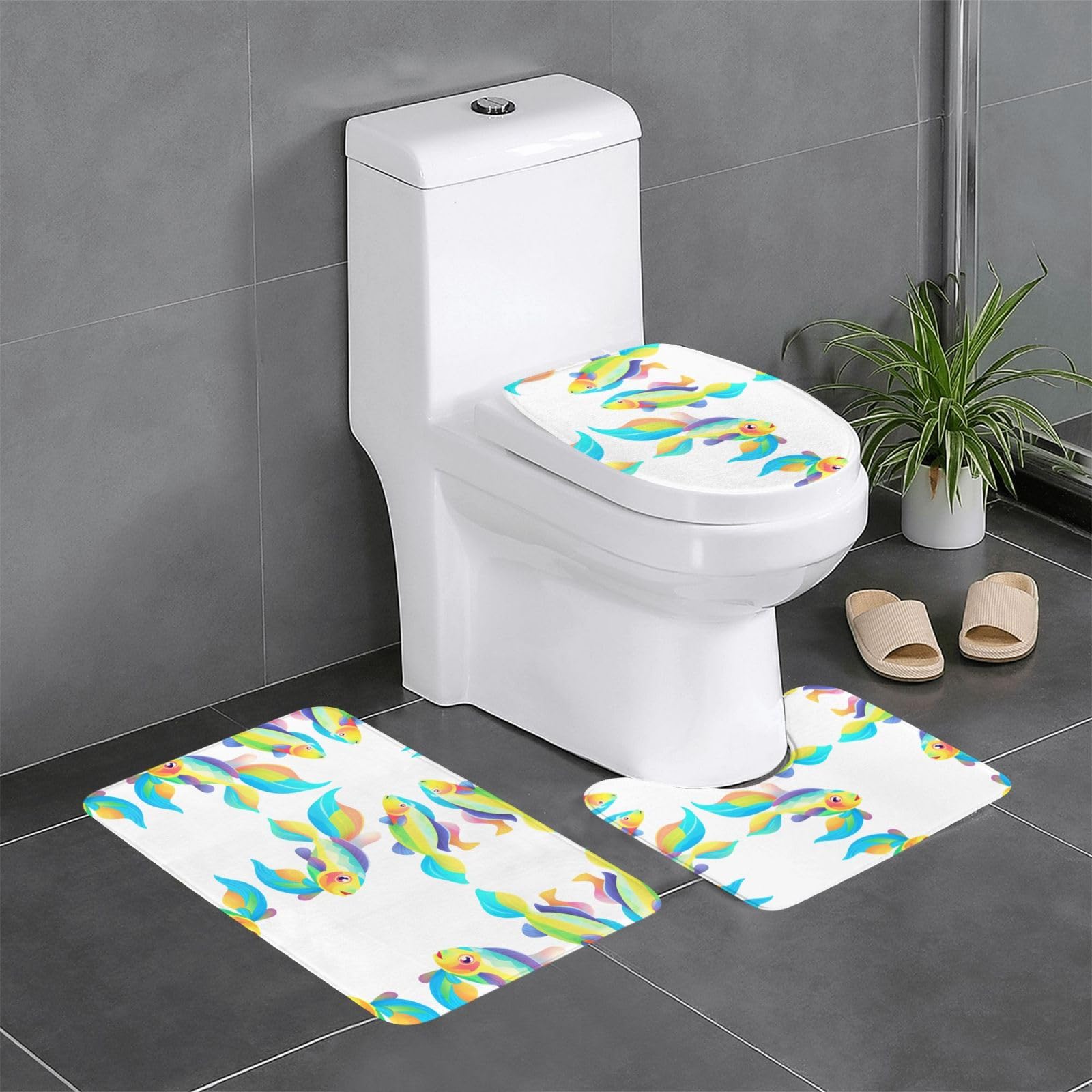 Tapis de salle de bain antidérapant WHJDPP contre les glissades sur sol humide