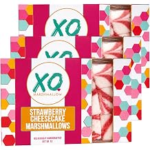 XO Marshmallow Gourmet Marshmallow, Strawberry Cheesecake, 12 Count, 3 Pack