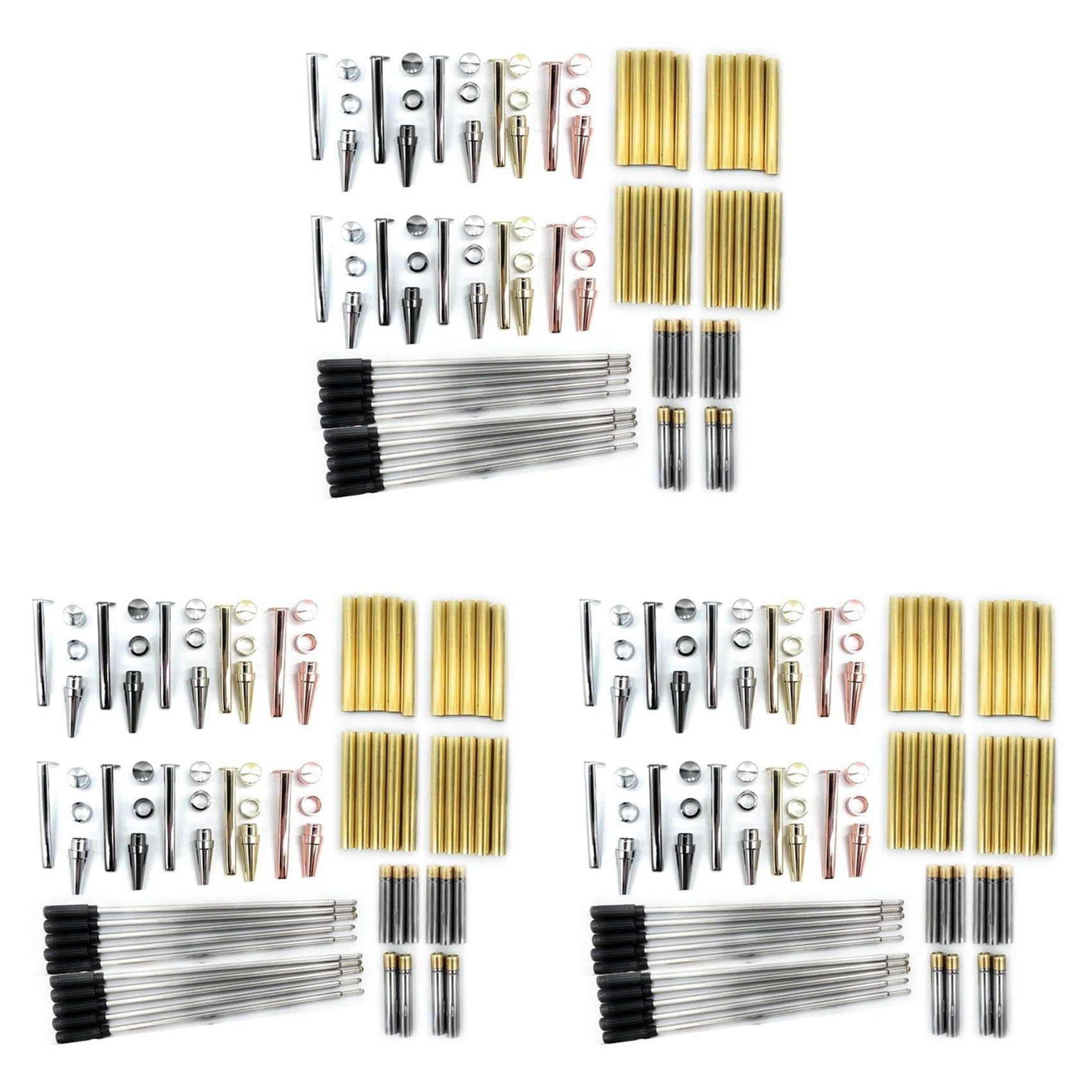 Jnchdghwa As Shown Slimline Wooden Twister Pen Set 30 Pcs Finishes 7Mm Twister Pen Set