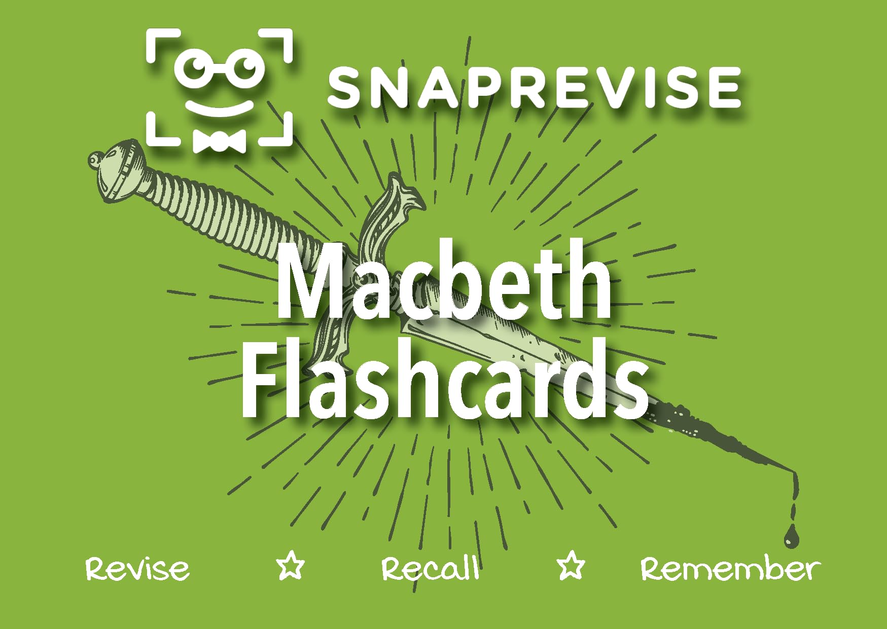 Macbeth SnapRevise Flashcards PAPERBACK 9781917424684