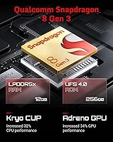 Vista 2 de REDMAGIC 9 Pro Smartphone 5G, teléfono para juegos de 120Hz, pantalla completa de 6.8 pulgadas, cámara debajo de la pantalla, teléfono Android