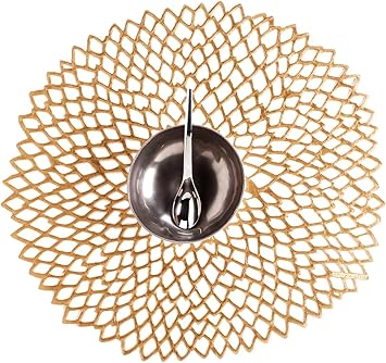 Chilewich Pressed Round Dahlia Tablemats