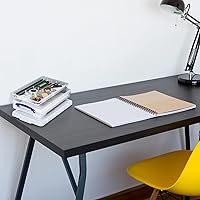 Vista 5 de Really Useful Box Contenedor apilable de plástico de 4 litros con tapa a presión y asas de bloqueo de clip integradas para organización del hogar