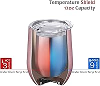 Vista 3 de Bride to Be - Copas de vino de acero inoxidable de 12 onzas de Bride Tribe Regalos de boda de compromiso, tazas de damas de honor, suministros