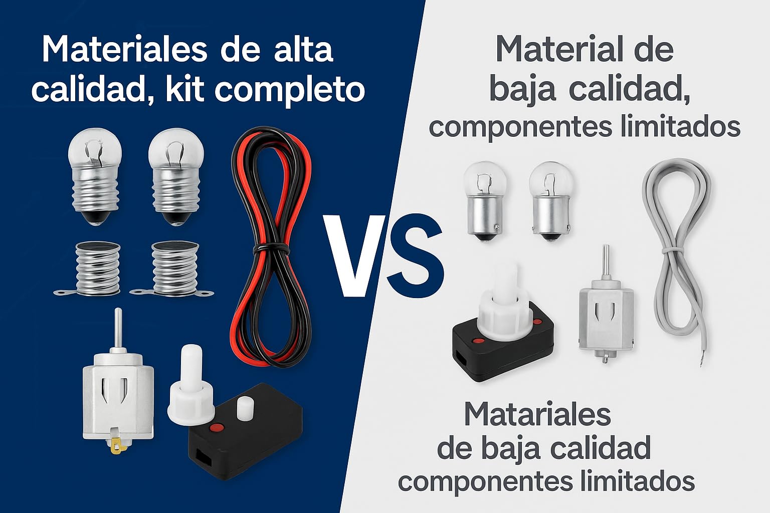 CYIOU Kit De Circuitos Eléctricos Básicos – Experimentos DIY De Física Para Niños, Ideal Para Escuela Y Casa