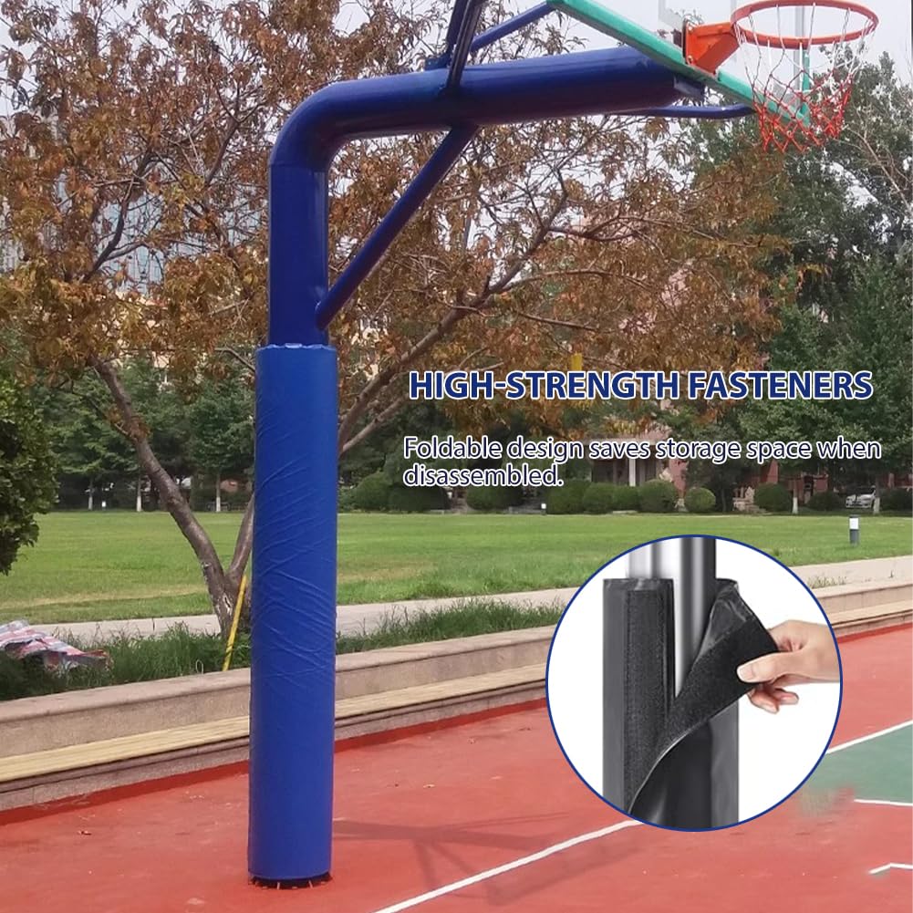 Protezione per canestro da basket, 178,2 cm, resistente, protegge i giocatori, ideale per interni cantine, feste, portici