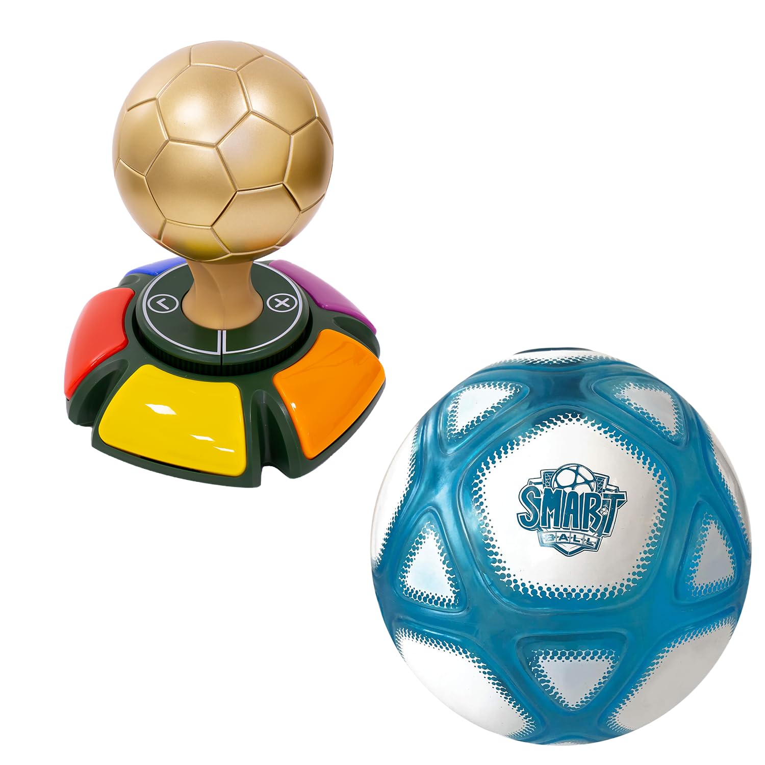 Fanzone Jeu de football et compteur de balle intelligent Pack duo sur le thème du football avec jeu de quiz rapide et football qui compte les uppies Keepy pour les fans de football. Préparez-vous pour