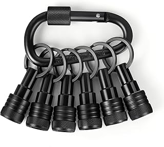 1/4 inch Hex Shank Bit Holders Keychain Quick-change Design for Nut Driver Screwdriver Drill Bit Gif