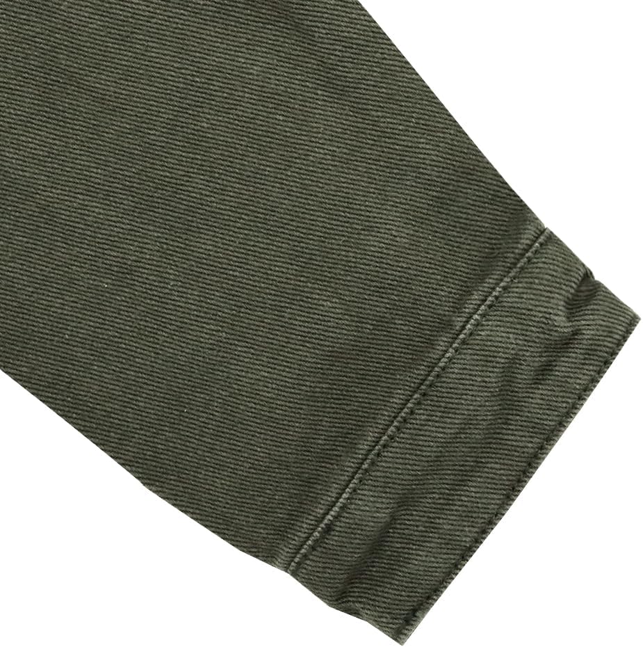 LONGBIDA Women's Jean Jacket Frayed Washed Button Up Cropped Denim Jacket With Pockets - Image 7