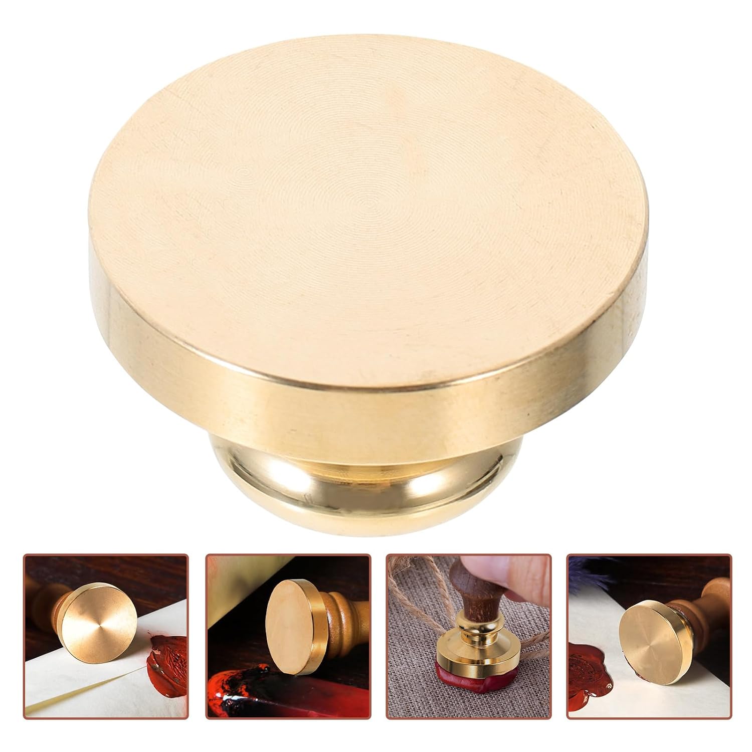 Wax Seal Stamp Head Replacement 0.98X0.94X2.36In Heart Design for Envelope Sealing Wax Stamp Craft Invitations Gift Packaging Decoration image 3