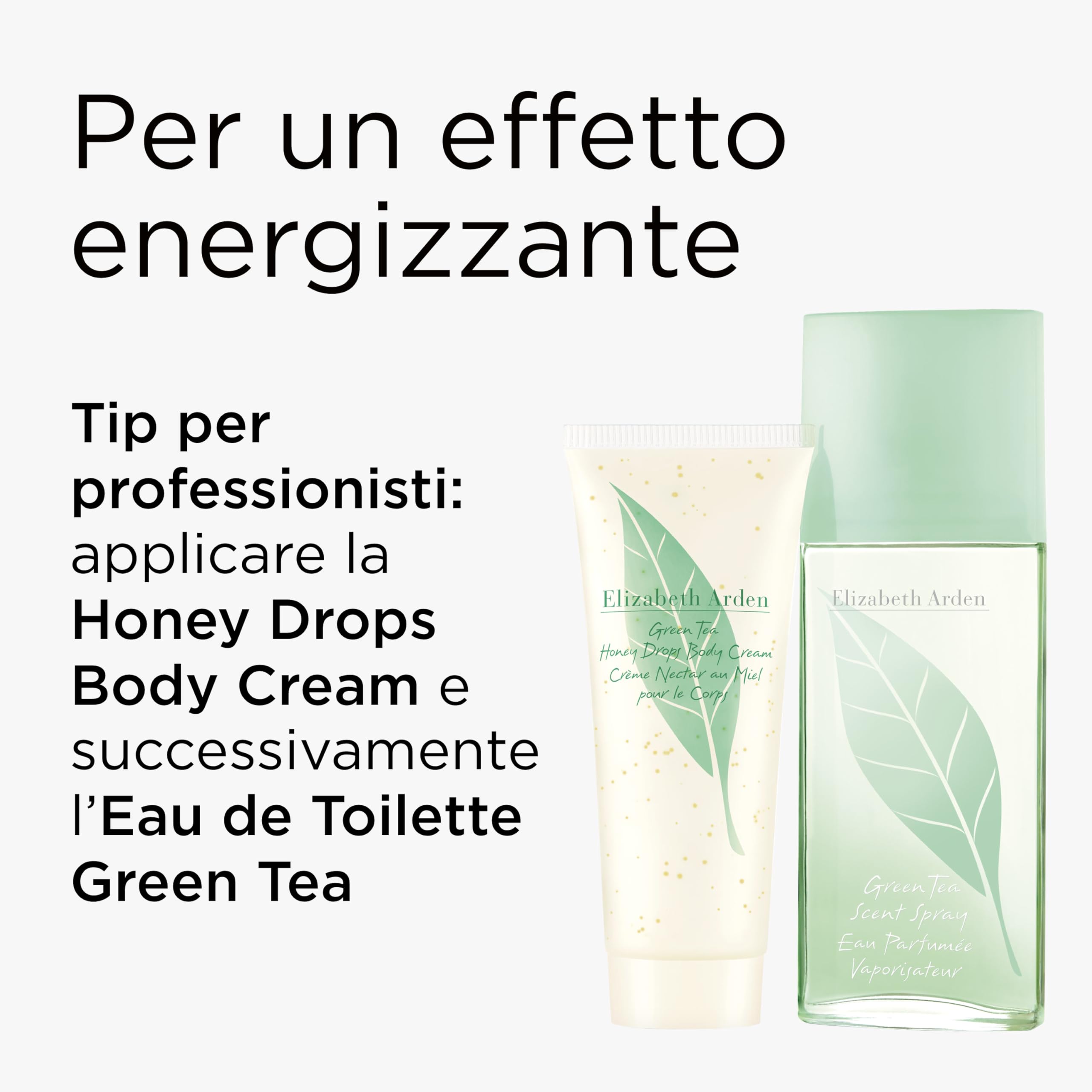 Elizabeth Arden - Green Tea Set 2 Pezzi, Eau de Parfum Spray e Honey Drops Crema Corpo, Duo Rinfrescante e Idratante per una Pelle Morbida e Profumata