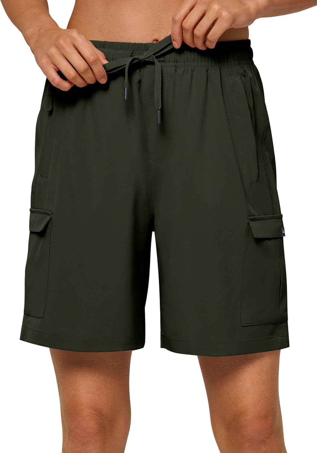 Willit Women's 7''/9" Hiking Cargo Athletic Shorts with Zipper Pockets Quick Dry for Camping, Golf, Travel Water Resistant - Image 4