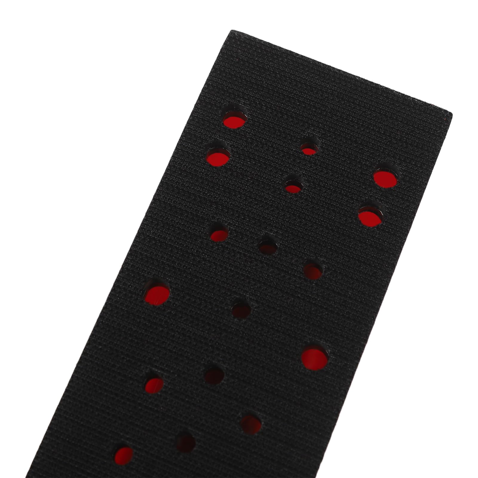 Bloque de lijado manual – Aspiración ajustable sin polvo para madera y metal (rojo) | Compacto y ligero para cualquier caja de herramientas