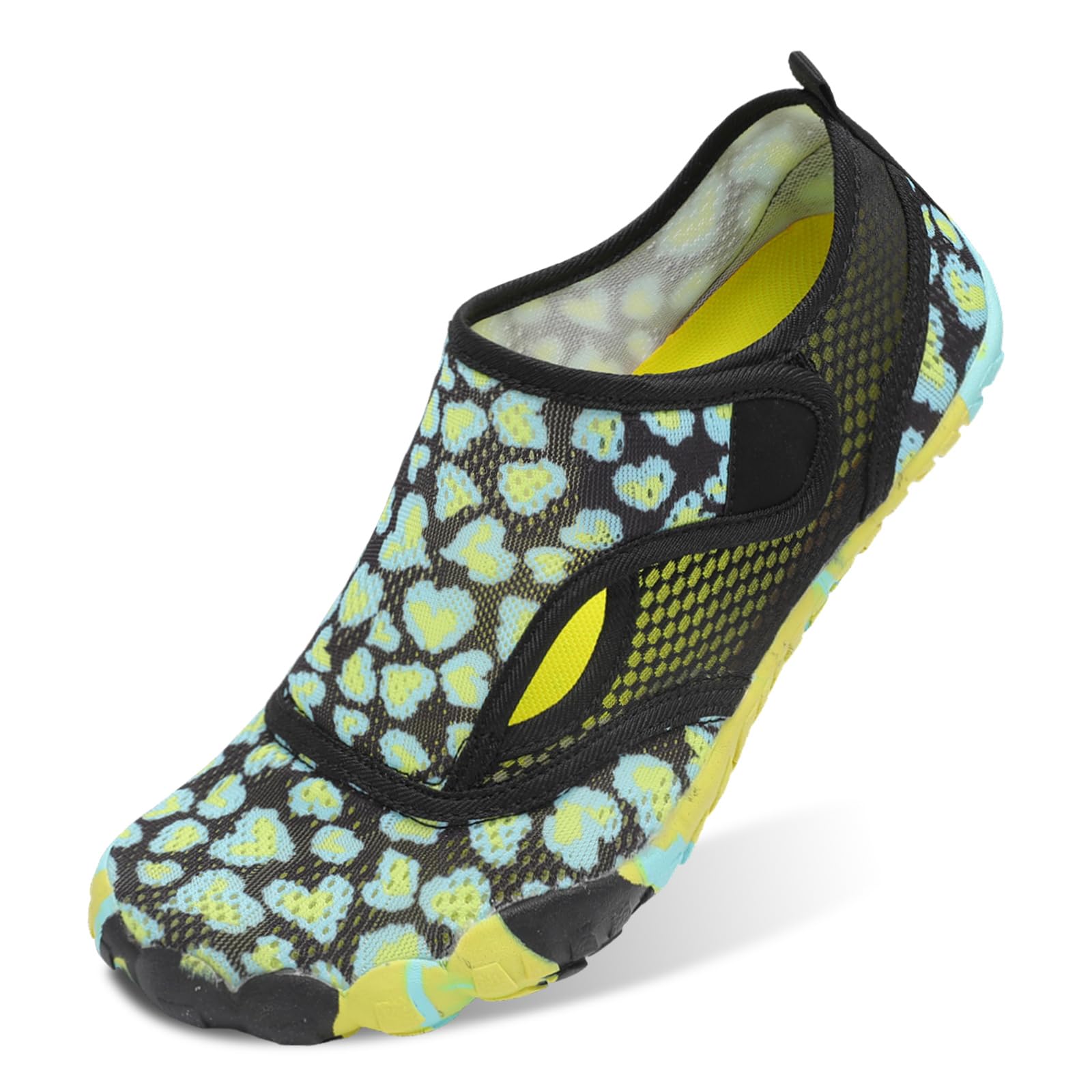 L-RUN Barefoot Water Shoes Women Mens Aqua Sock Athletic Hiking Water Sports Shoes for Swim Beach Pool Sand Diving Walking