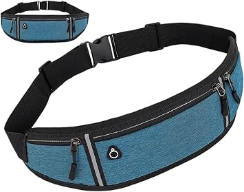 Causal Waist Pack Waterproof Sport Bag Women Men Multifunctional Running Waist Bag Fashion Phone Bag Chest Bags Women HandbagBlue
