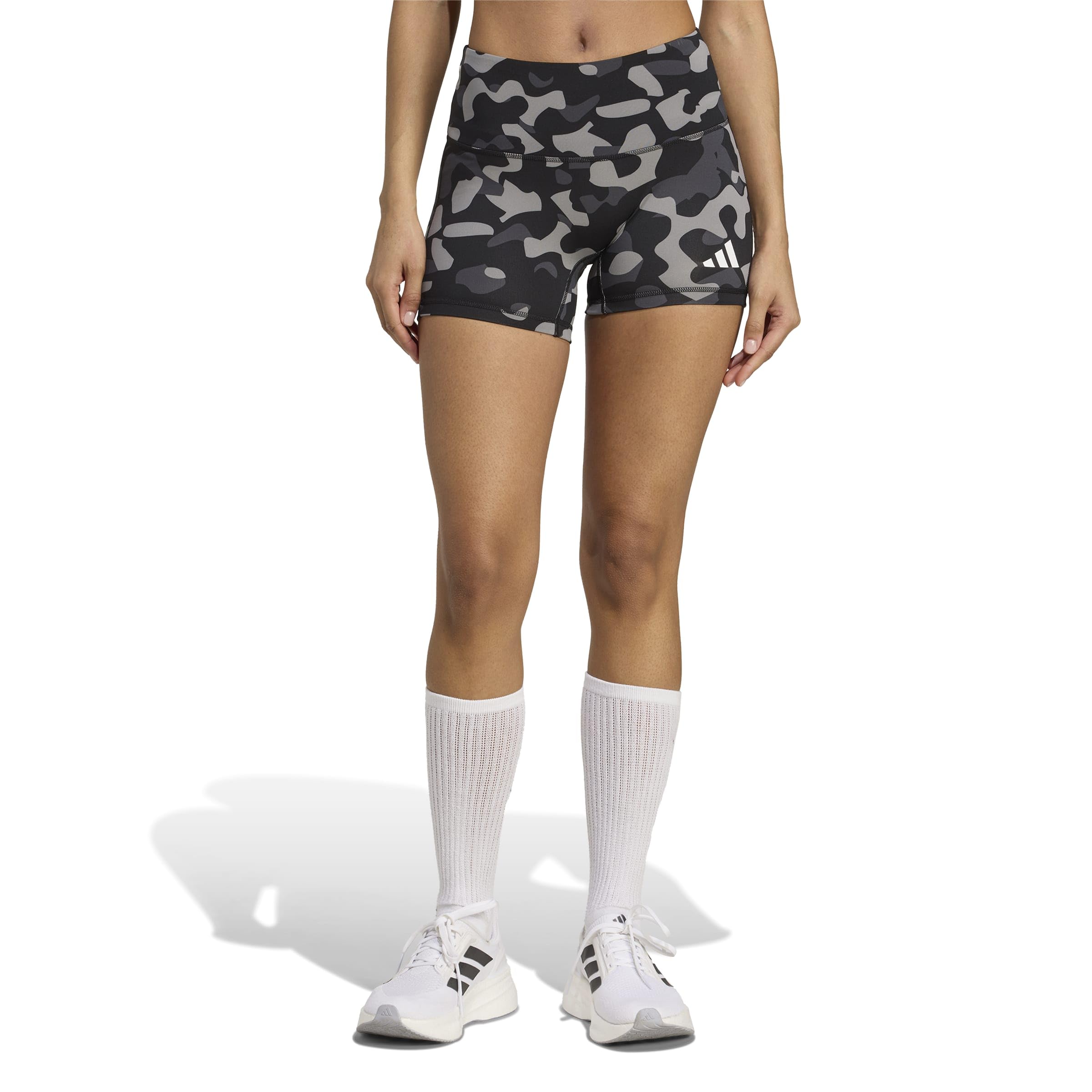 adidas Volleyball Camo Print 4 Inches Shorts - Rajstopy Kobiety