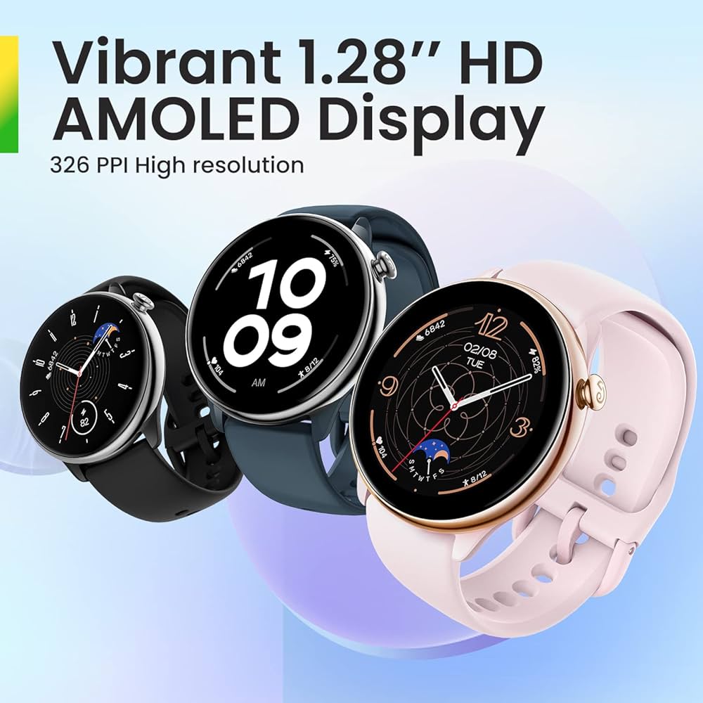 Amazfit Uniseks Gtr Mini Smartwatch, Różowy, 9,25 mm