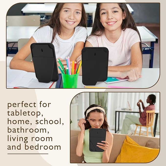 Cinnvoice 12 Pack Espejo de Maquillaje de Mesa Plegable y Ajustable 8" miniatura 4