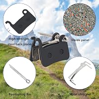 AHL 4 pár féktárcsa-betét Shimano XTR XT LX Deore Saint SLX kerékpárhoz 4