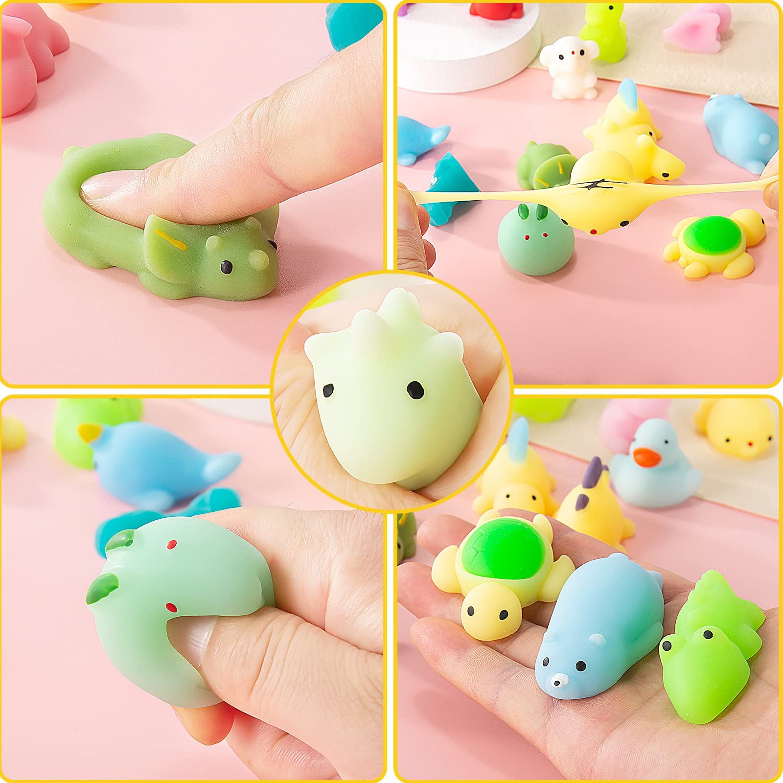 Antistress Fidget Toys - Kawaii Giocattoli Sensoriali Fidget Mini Cute Squishy Morbido Spremere - Gadget Compleanno Bambini - Regalini Fine Festa Compleanno - 21Pezzi