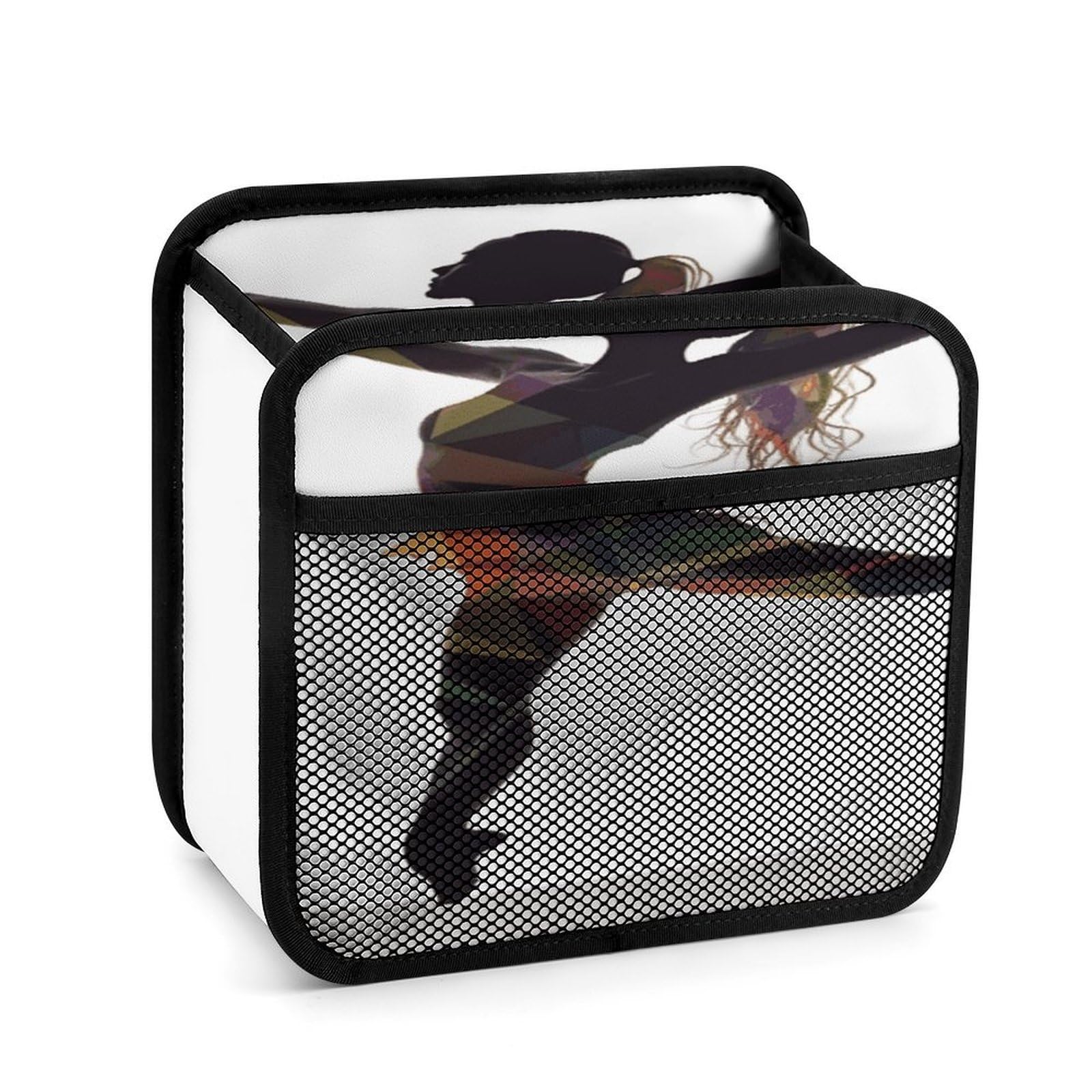 Btcowzrv Style A Dancer Car Seat Back Organizer, Pu Leather Hanging Backseat Car Organizer With Elastic Mesh Pocket, Storage Bag For Most Vehicles
