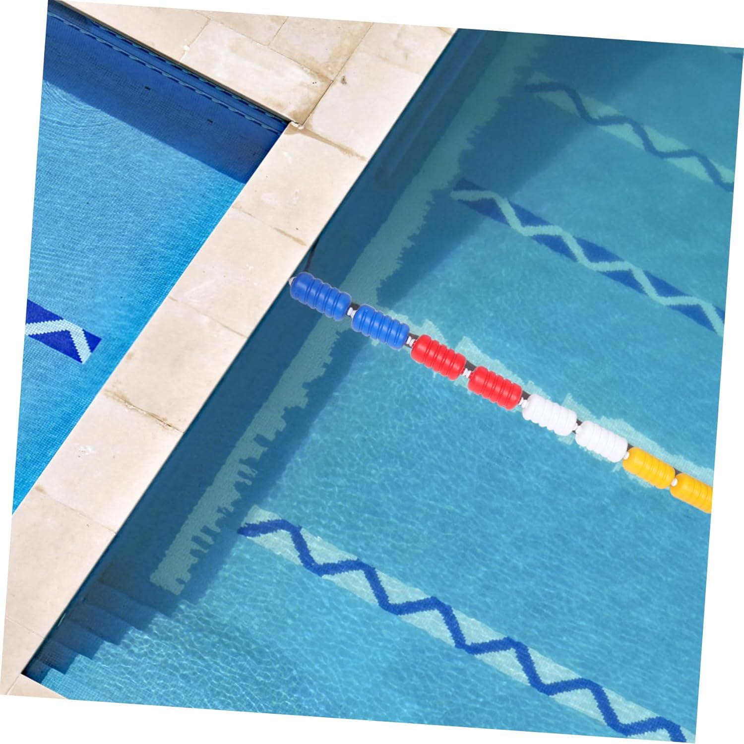 Pool Safety Divider Float Line Buoy for Swimming Pool Plastic Construction Easy to Use