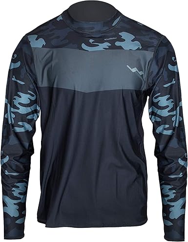 Windrider Long Sleeve Fishing Shirts For Men Upf 50 Sun Protection With Mesh Sides Stain Resistant And Moisture Wicking Amazon Co Uk Clothing