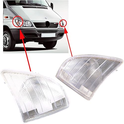 Miniatura 2 de Luz de esquina para luz de esquina izquierda derecha derecha intermitente para Mercedes Benz 95-06 Sprinter Van 901-904 9018200121 9018200221