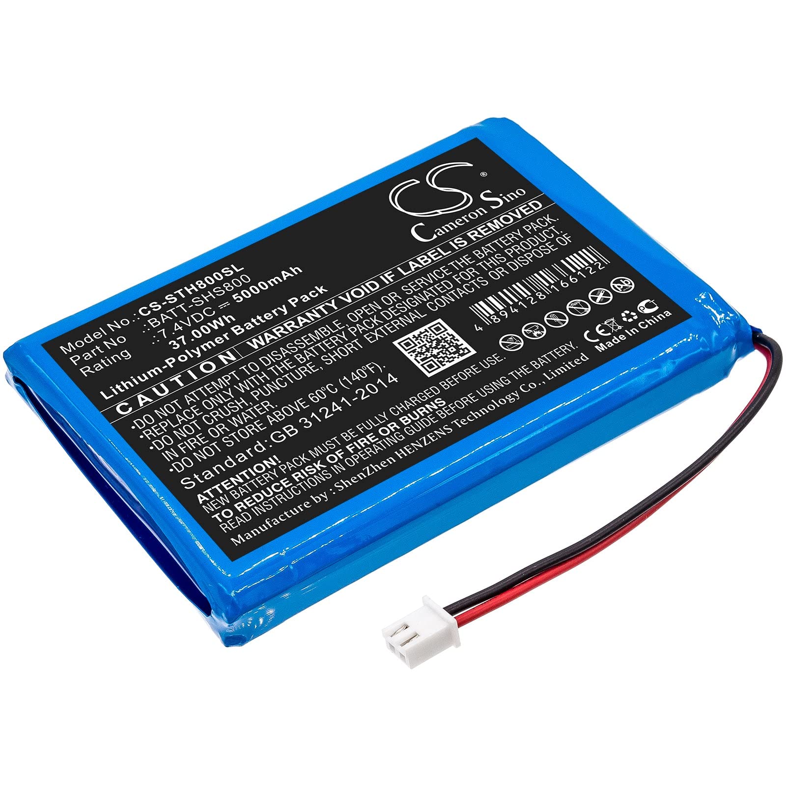 Battery For Siglent SHS1000, SHS800, BATT-SHS800,