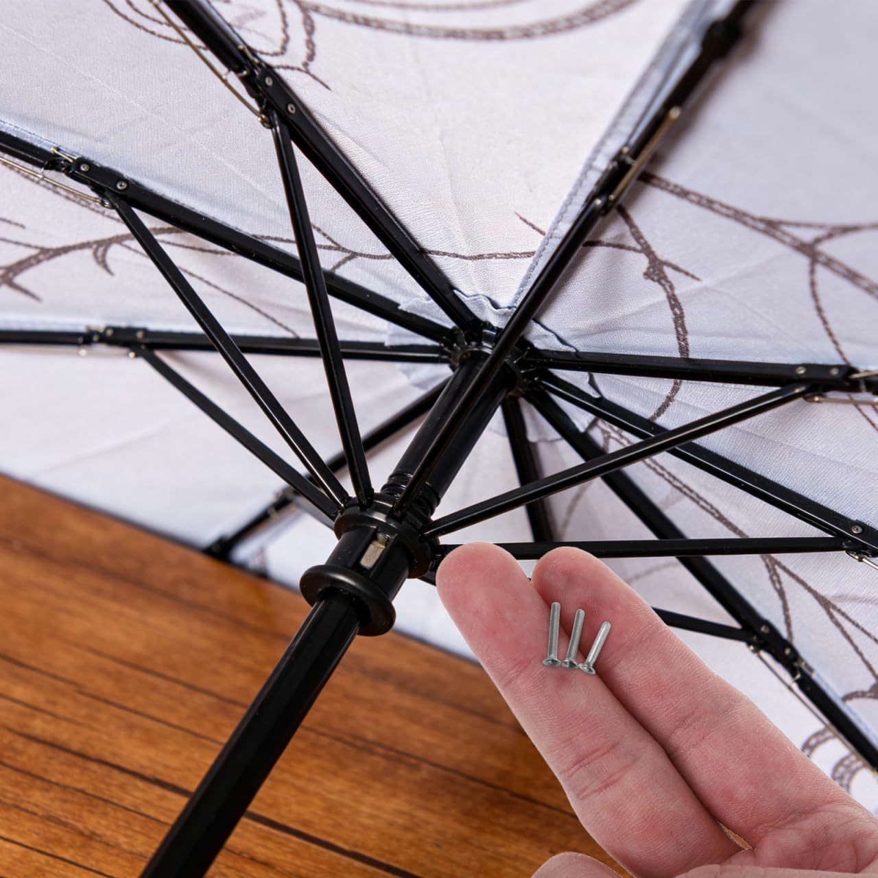 15 Pack Umbrella Repair Rivet Pins for Ribs and Frames image 4