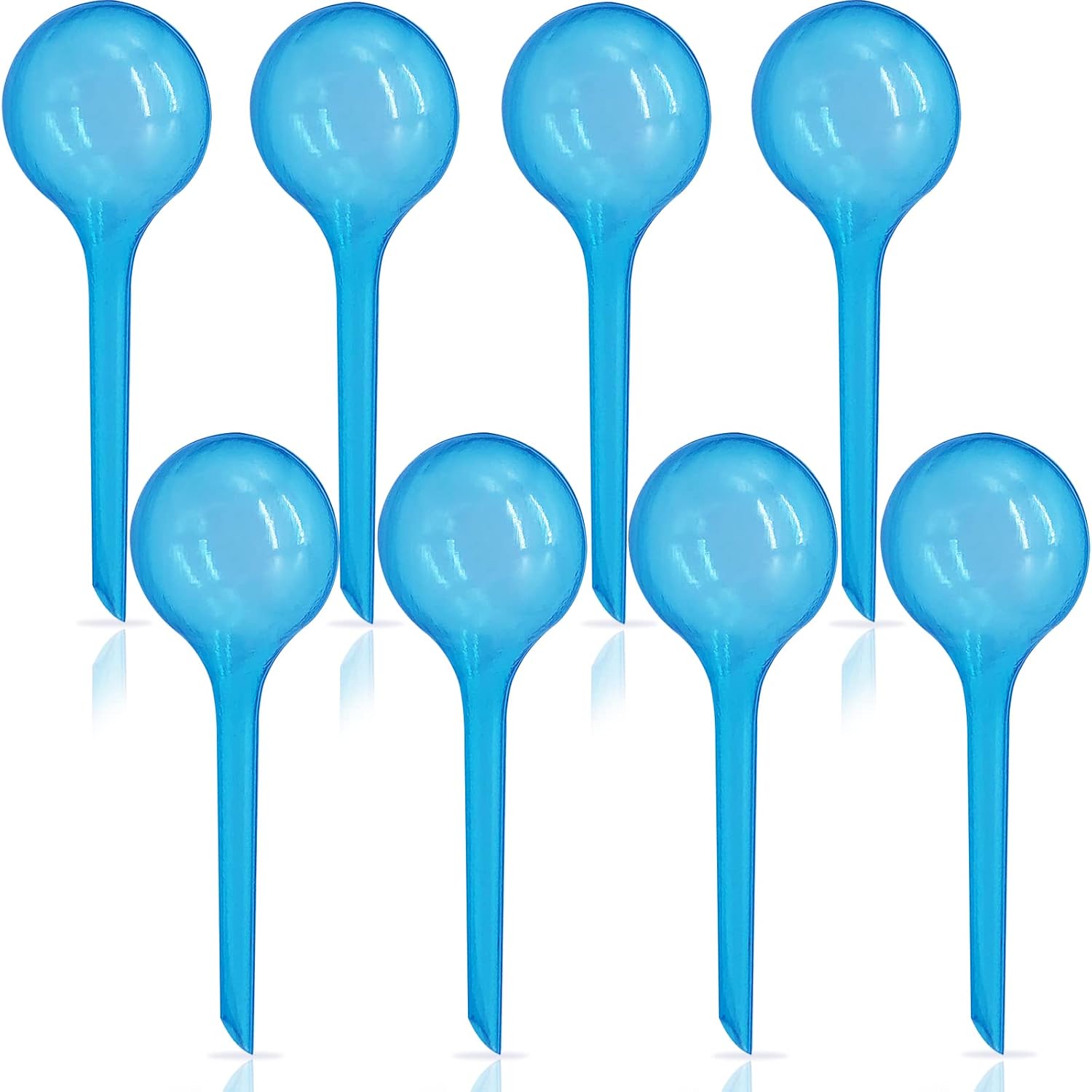 8 Pcs Plastic Self-Watering Globes,Plant Watering Bulbs,Automatic Self-Watering Device Globes Tools for Plant Indoor Outdoor,Garden