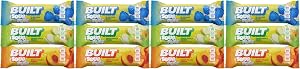 BUILT Bar Sour Puff Protein Bar Variety Pack | 16g Protein Snack Bar | Soft Marshmallow Texture with Crunchy Candy Style Coating, On-The-Go Snacks | Sweet and Sour Flavours | Pack of 12