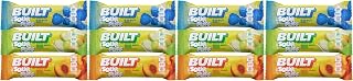 BUILT Bar Sour Puff Protein Bar Variety Pack | 16g Protein Snack Bar | Soft Marshmallow Texture with Crunchy Candy Style Coating, On-The-Go Snacks | Sweet and Sour Flavours | Pack of 12