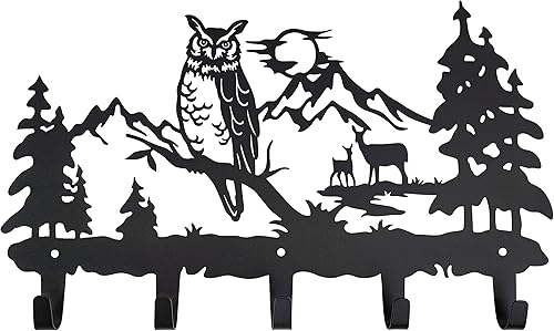 Ganchos de metal para decoración de pared, ganchos familiares de alces y soporte para llaves, se pueden aplicar a almacenamiento, sala de estar, disponible en Yaxa El Salvador