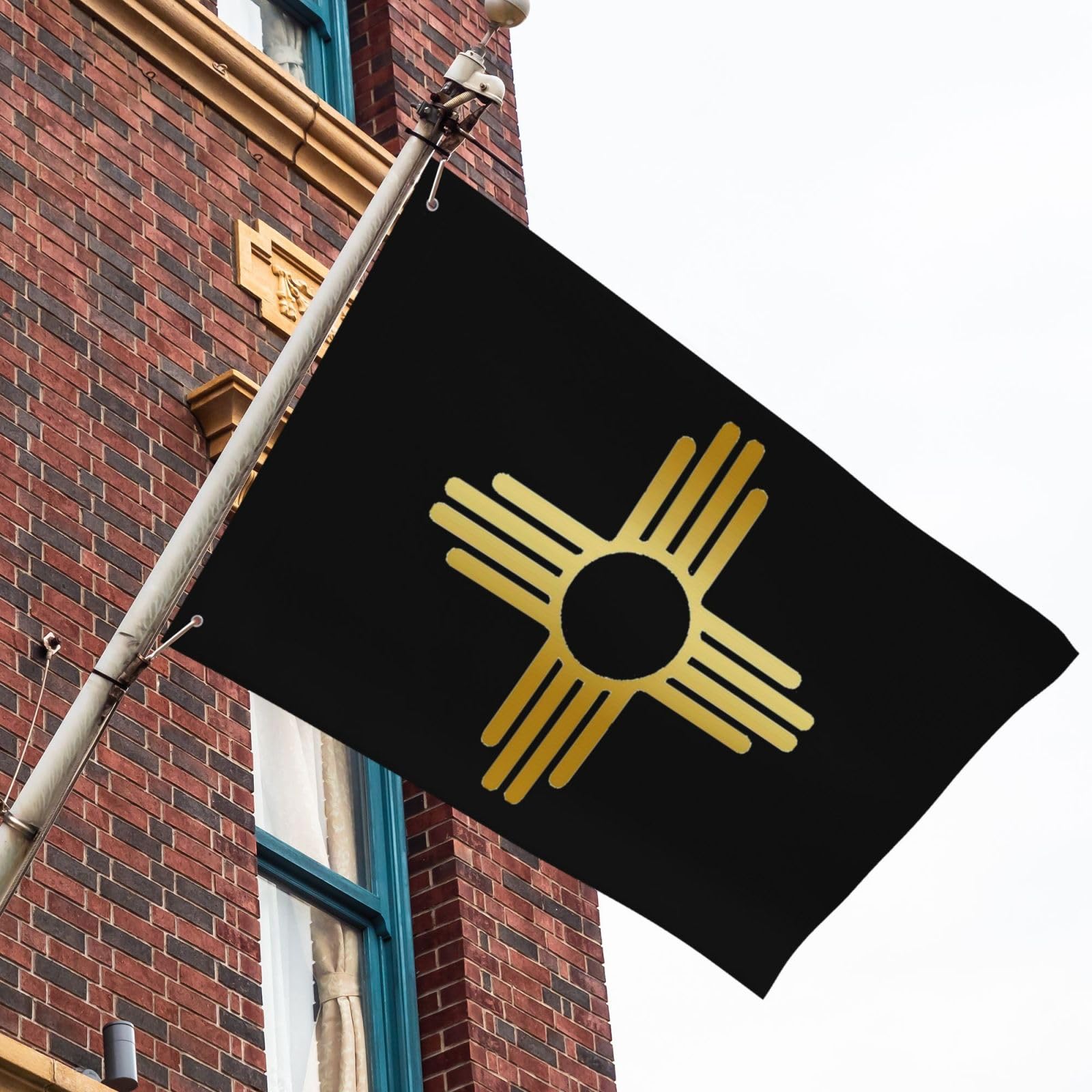Amazon.com : New Mexico Zia Sun Symbol Double-Sided 3ply 2x3FT