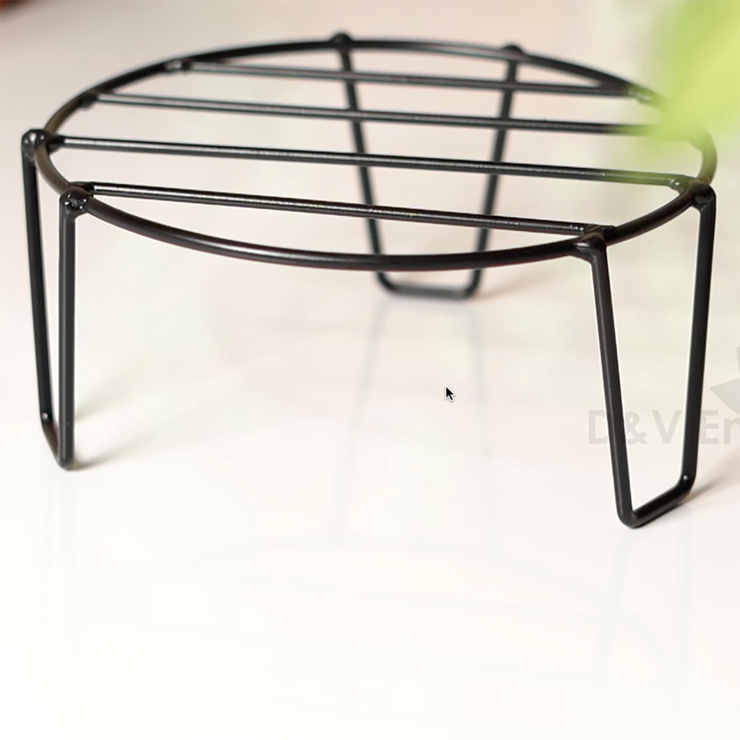 Metal Plant Stands - Set of 4 for Flowers & Pots -5