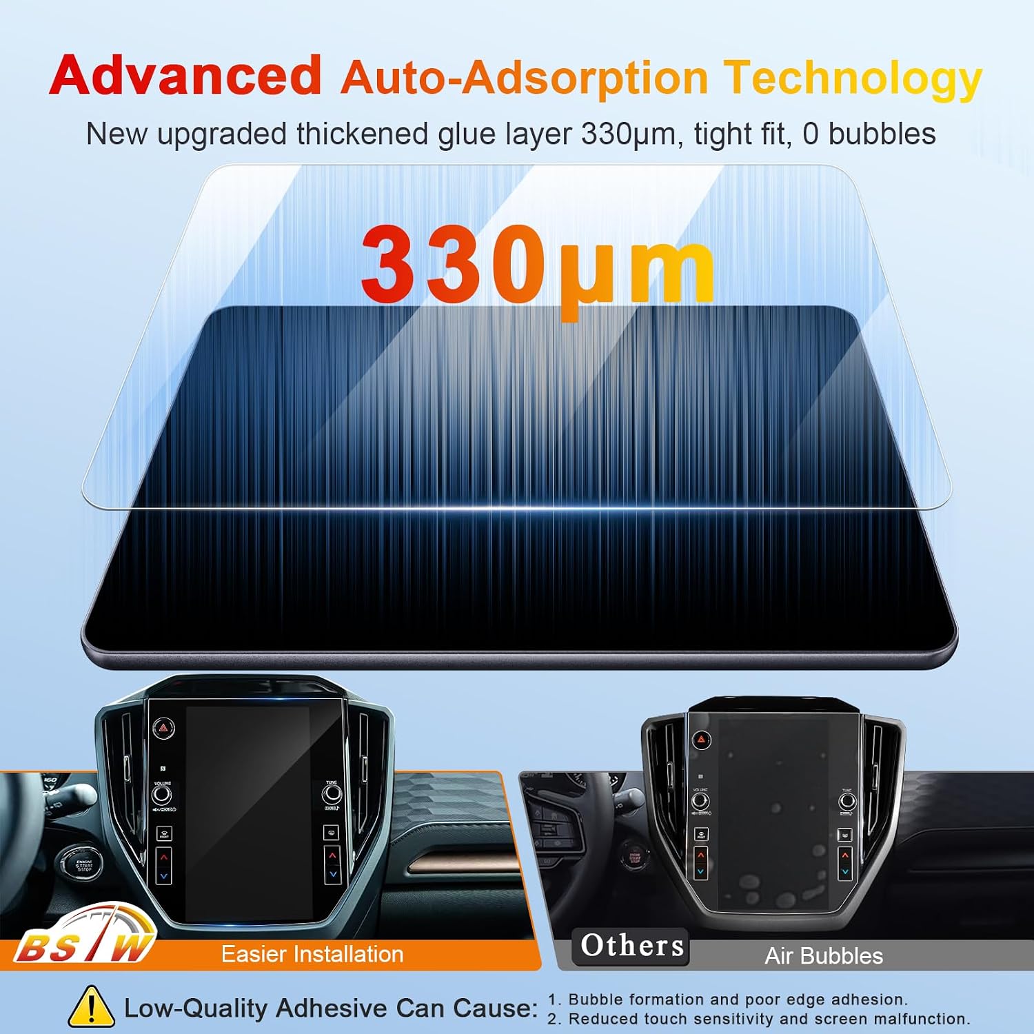 for 2025 Subaru Forester Screen Protector for 2025 2026 Forester Sport Limited Touring Wilderness 11.6-in Display for Subaru Forester Hybrid Accessories Tempered Glass Film