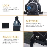 Roof Bars for Cars Without Rails. Roof Rack for Travel. Integrated Mounting to the Car Roof. Portable Transport Bar. - 5