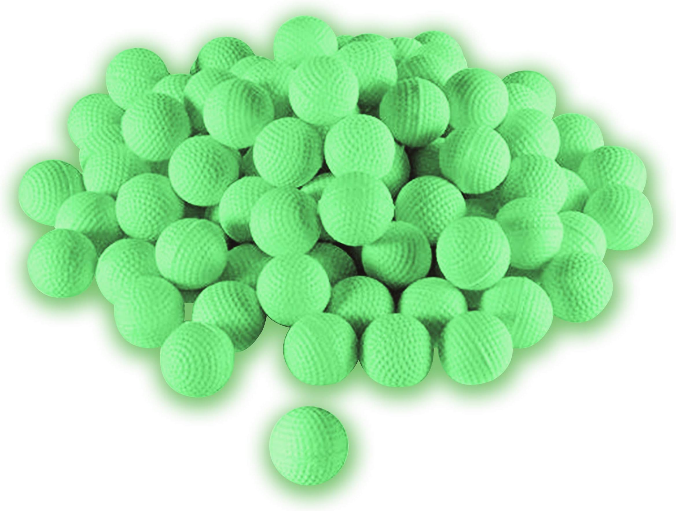 Ray Squad Compatible with/Replacement for 150 Glow Foam Bullet Balls,Nerf Rival,Apollo, Zeus, Khaos, Atlas, & Artemis Blasters,