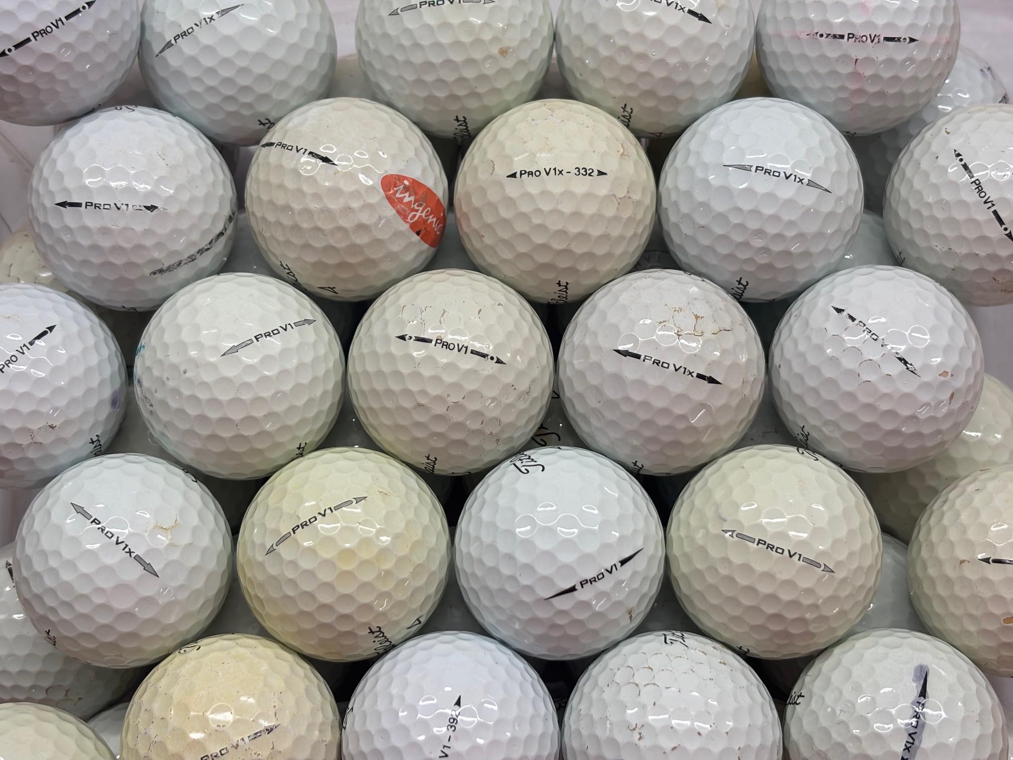 Pro V1 / Pro V1X Golf lake balls - Grade B condition (used not new) choose 24, 50 or 100 Pro V1/X balls (100)