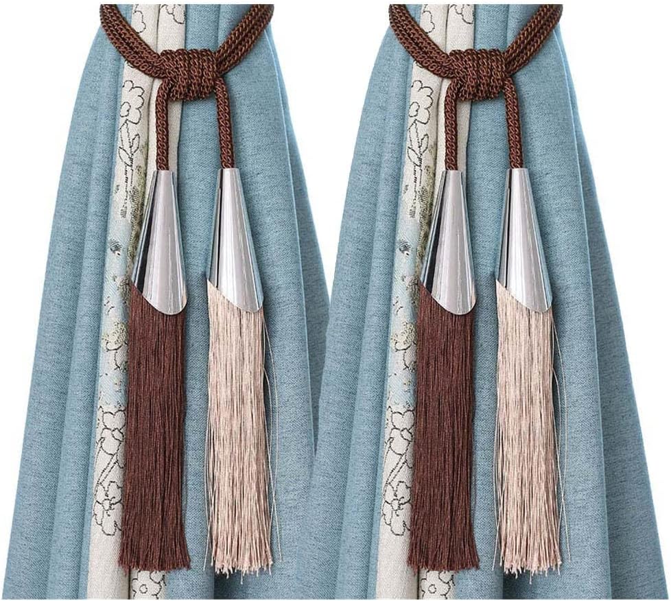Curtains Tieback Tassel,Curtain Holder, 2pcs Vintage Tassel Curtains Tieback Curtain Holdback Window Treatments Hanging Pendants Decoration - Style I (Color : Style G)