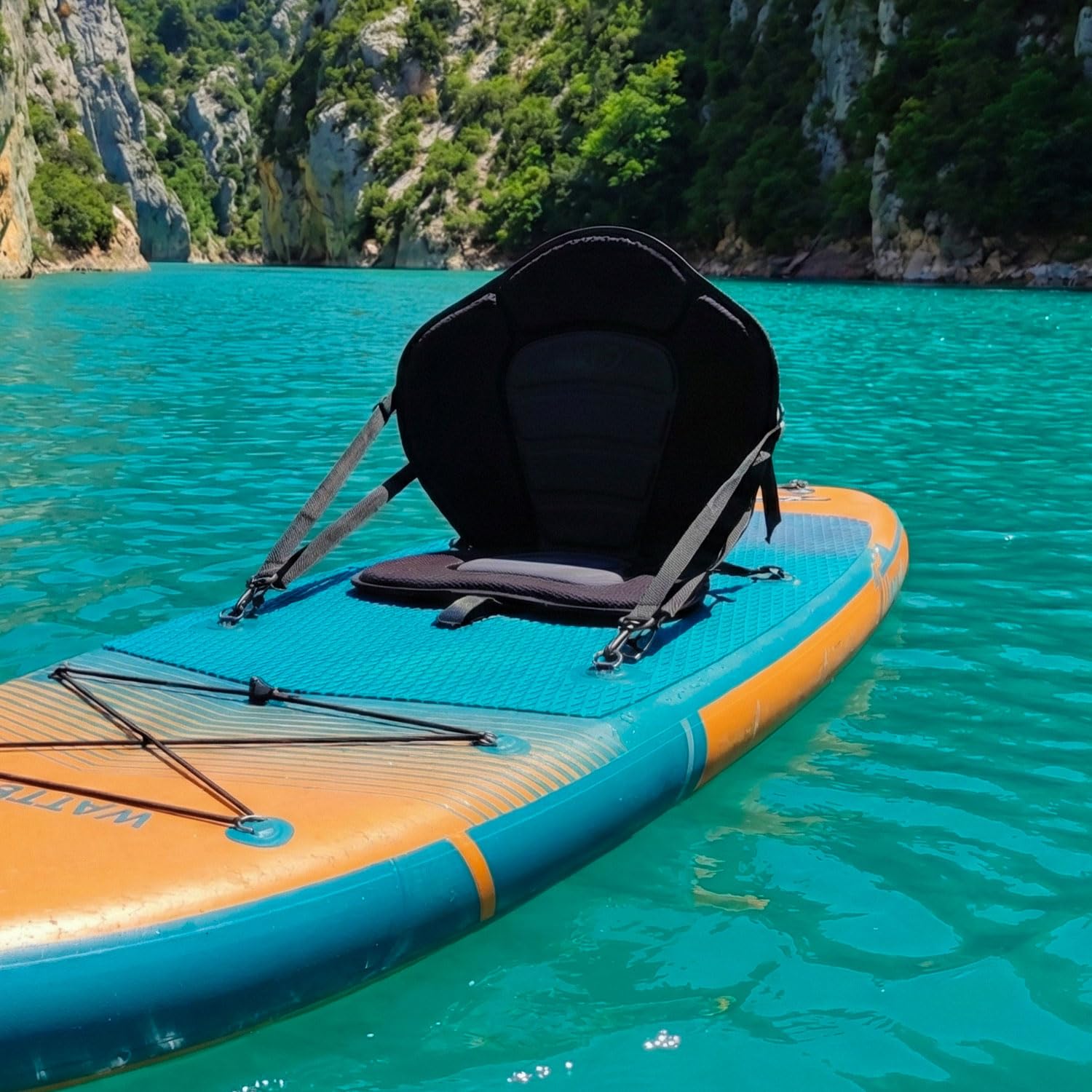 Wattsup - SUP Stand Up Paddle gonfiabile - Gamma First - Dropstitch - Pacchetto completo: Pagaia, Leash, Pompa, Borsa da trasporto