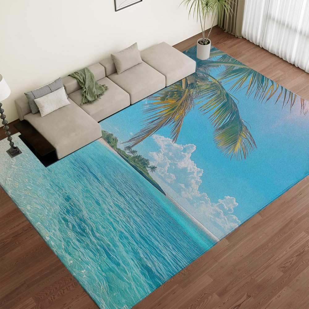 Tapis traditionnel pour chambre à coucher lavable et esthétique vintage