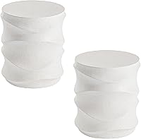 Vista 8 de SUNBURY Mesa auxiliar para exteriores, mesa auxiliar de 19 pulgadas de alto, mesas auxiliares de patio, mesas de café al aire libre, taburete