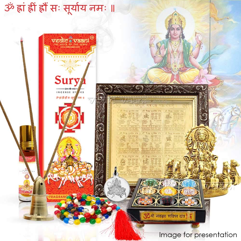 Buy Vedic Vaani God Surya (Sun) Ravi Brass IdolSurya Graha