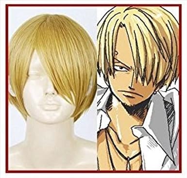Amazon Co Jp ノーブランド品 One Piece 海賊シェフ サンジ 風 ウィッグ 専用ネット付 ホビー